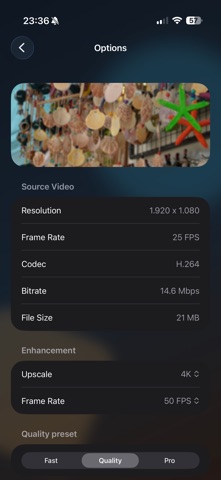 Smoothie: AI Video Enhancer Screenshot 7 of 9