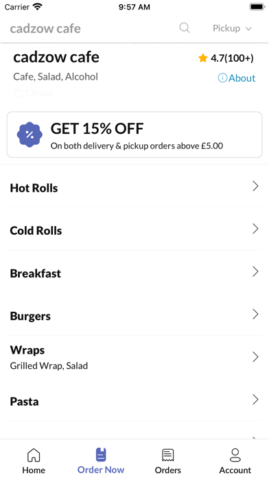Cadzow Cafe Screenshot