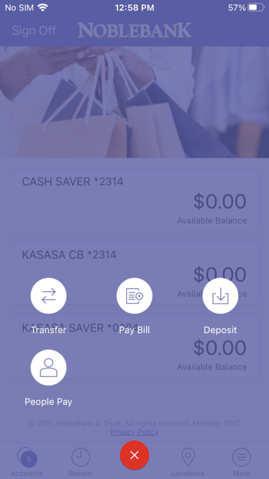 NobleBank & Trust Screenshot