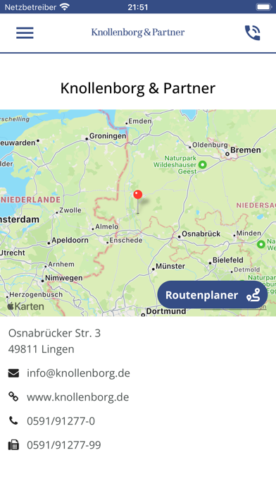 Knollenborg & Partner Screenshot