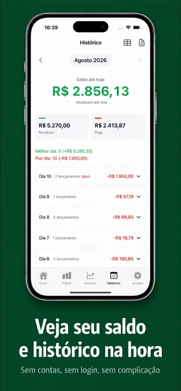 Meu Caixa - Controle Simples screenshot 2 of 5