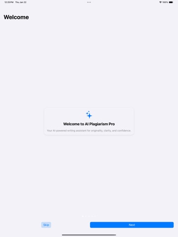 Plagiarism Checker AI Detector iPad screenshot