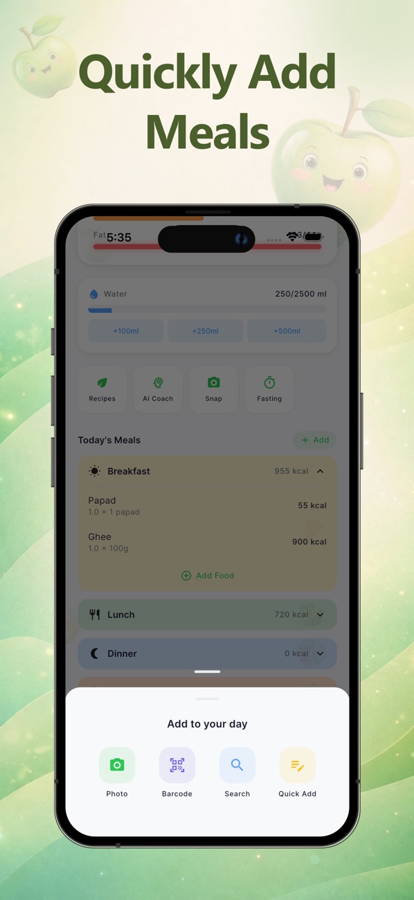 nutoriq - ai calorie tracker iphone images 2