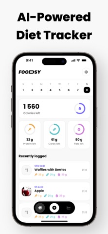 Calorie Deficit Tracker Foodsy screenshot