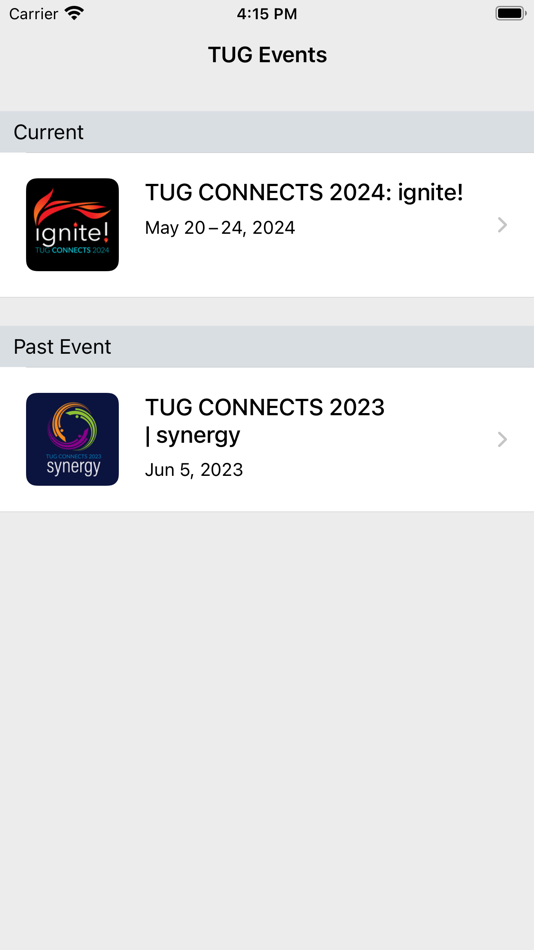 #1. TUG Events (iOS) โดย: TheUserGroup.org, Inc.