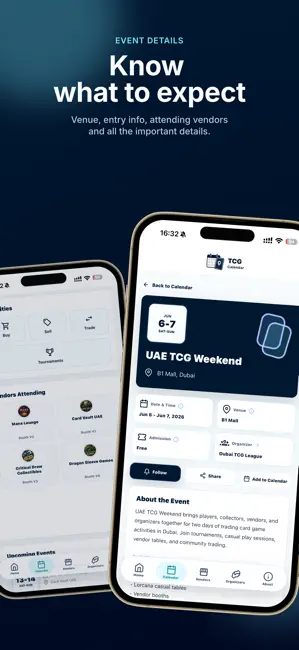 TCG Calendar UAE iPhone screenshot 3