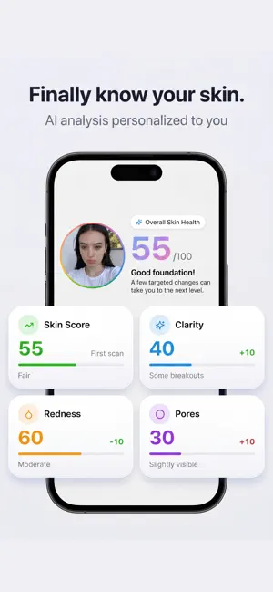 iSkin: AI Skincare Scanner screenshot 1