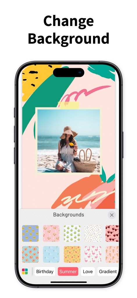 Layout Photo Collage - Mixgram - Dynamic Backgrounds