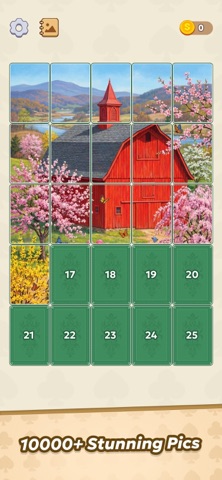 Jigsolitaire Master Puzzle iPhone screenshot
