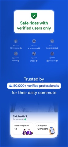 Hopr: Carpool, Ride Share App iPhone screenshot 3