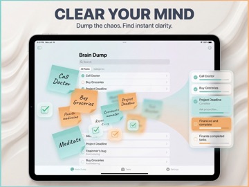 ADHD Focus OS: Daily Planner iPad screenshot