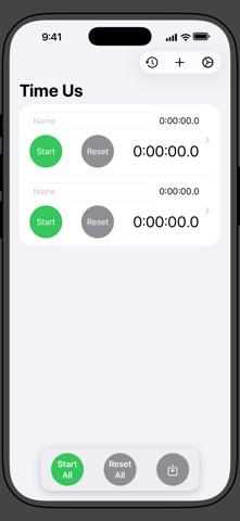 Time Us app screenshot