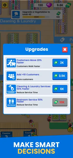 Idle Supermarket Empire screenshot 2