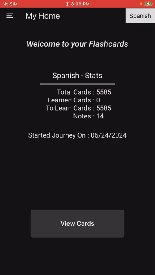 #2. Flashcards4Spanish (iOS) 由: Muthiah Radha