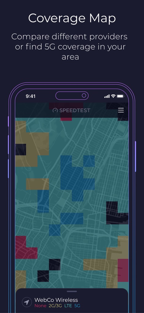 Speedtest by Ookla - Netzabdeckung Erkunden
