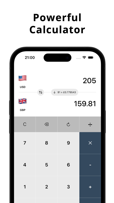 RateX AI: Currency Converter iPhone screenshot 4 - Travel app