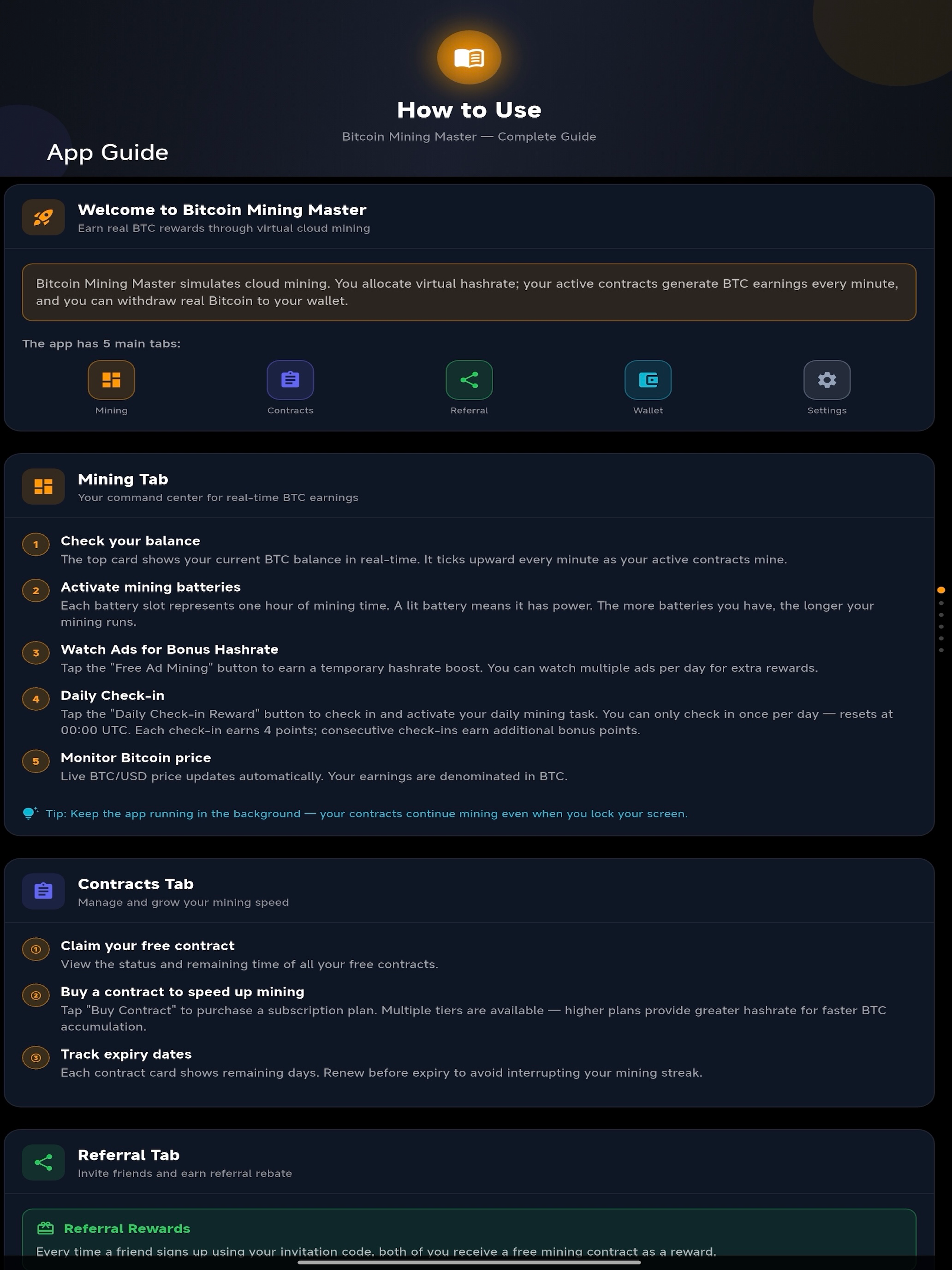Bitcoin Mining Master-Crypto screenshot 5