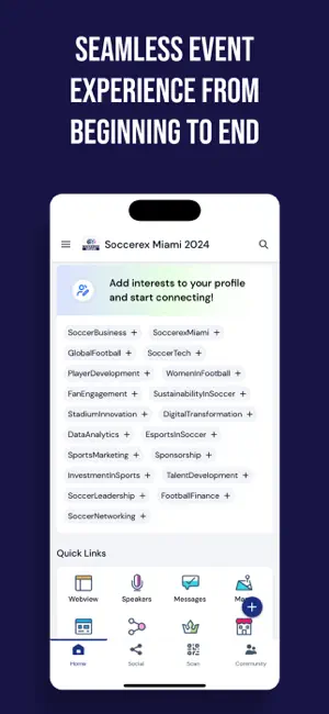 Soccerex Events screenshot 1