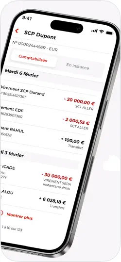 Capture d'écran de Comptes Banque Des Territoires sur iPhone 5