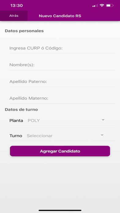 App screenshot