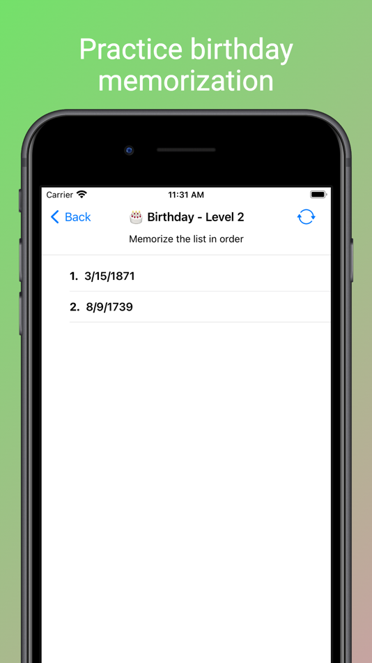 #6. Memorize List (iOS) By: Duy Nguyen