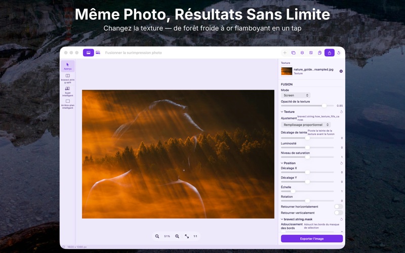Screenshot #2 pour Blend Images: Image mix editor