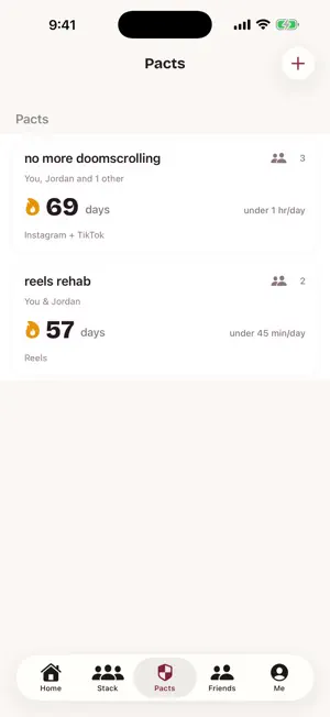 PhoneStack: Focus with Friends screenshot 3