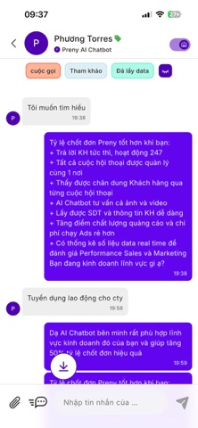 AI Chatbot Preny screenshot