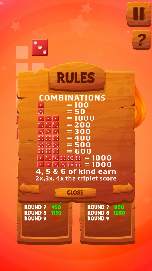 #5. Six Dice Game (iOS) 由: APPZITTER TECHNOLOGIES LLP
