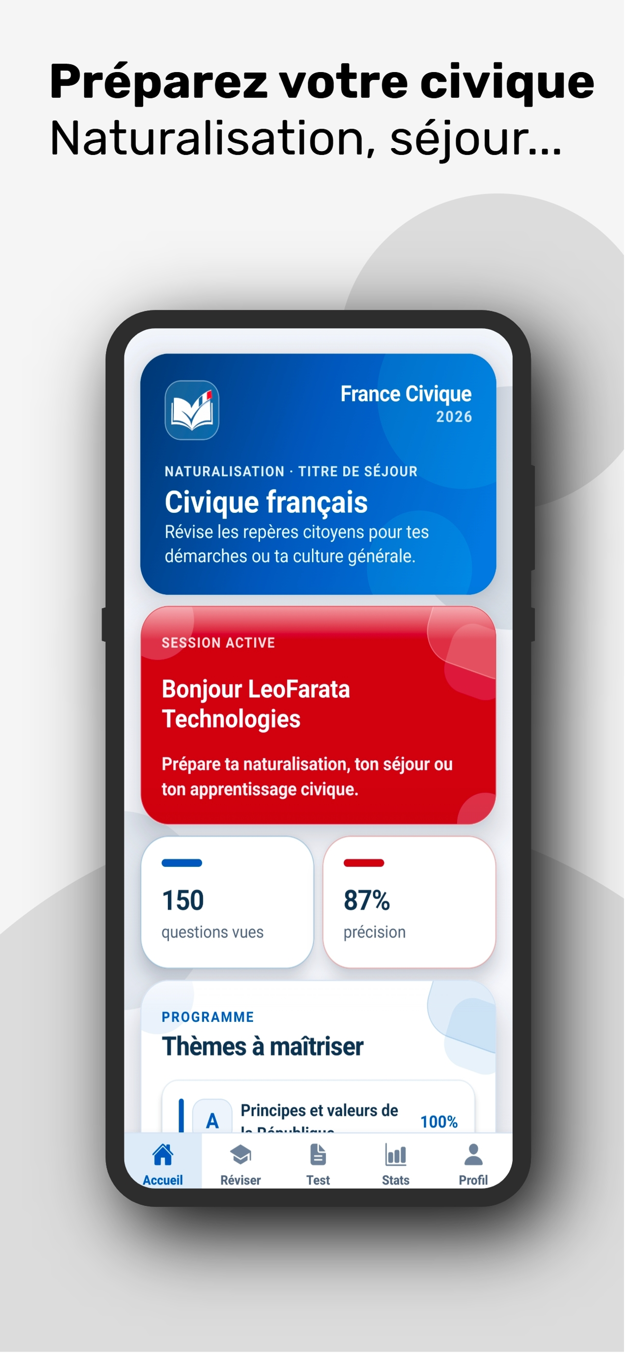 France Civique : Test & Quiz