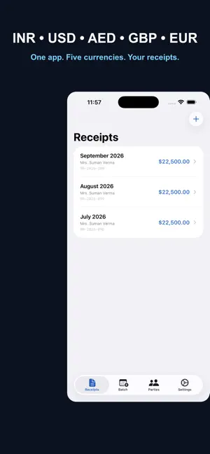 Rent Receipt - HRA Proof screenshot 1