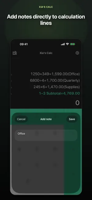 Xia's Calc screenshot 2
