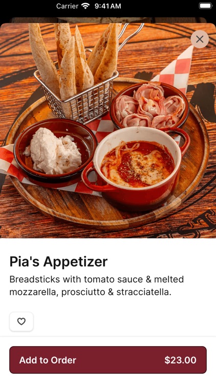 Pia's Not Just Pizza To Go