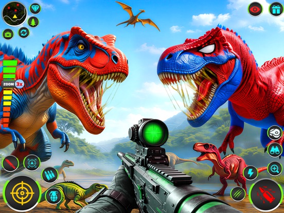 Wild Dino Hunting Gun Games 3d