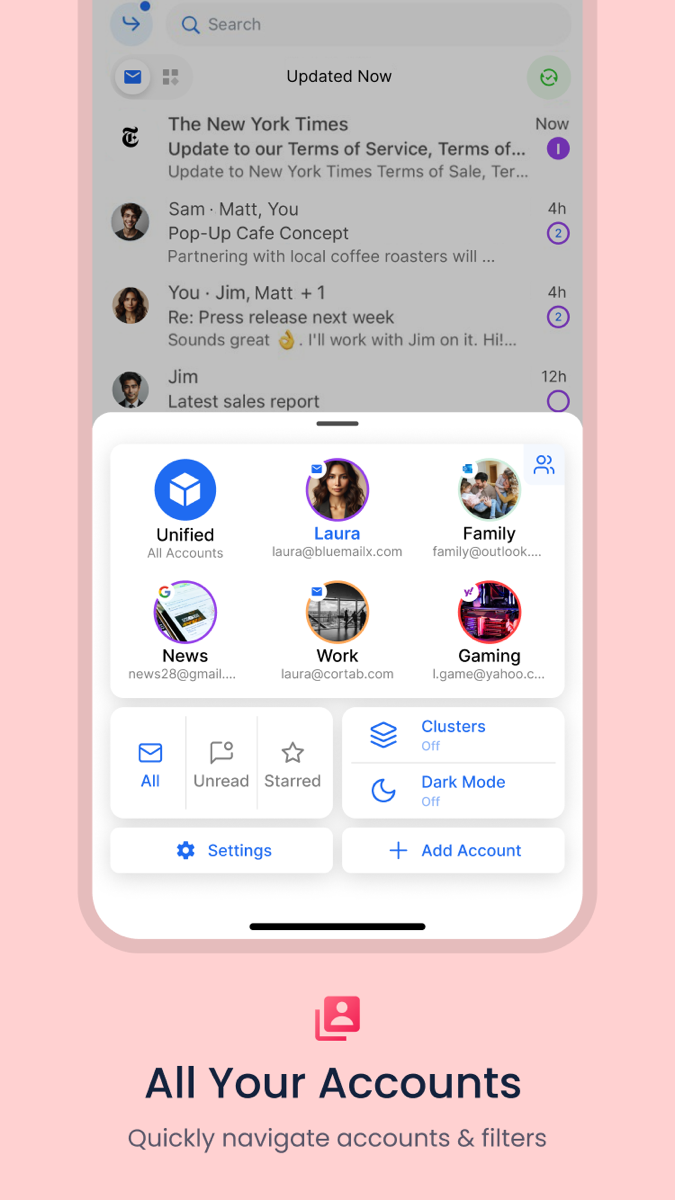Blue Mail - Email | Calendar screenshot 2