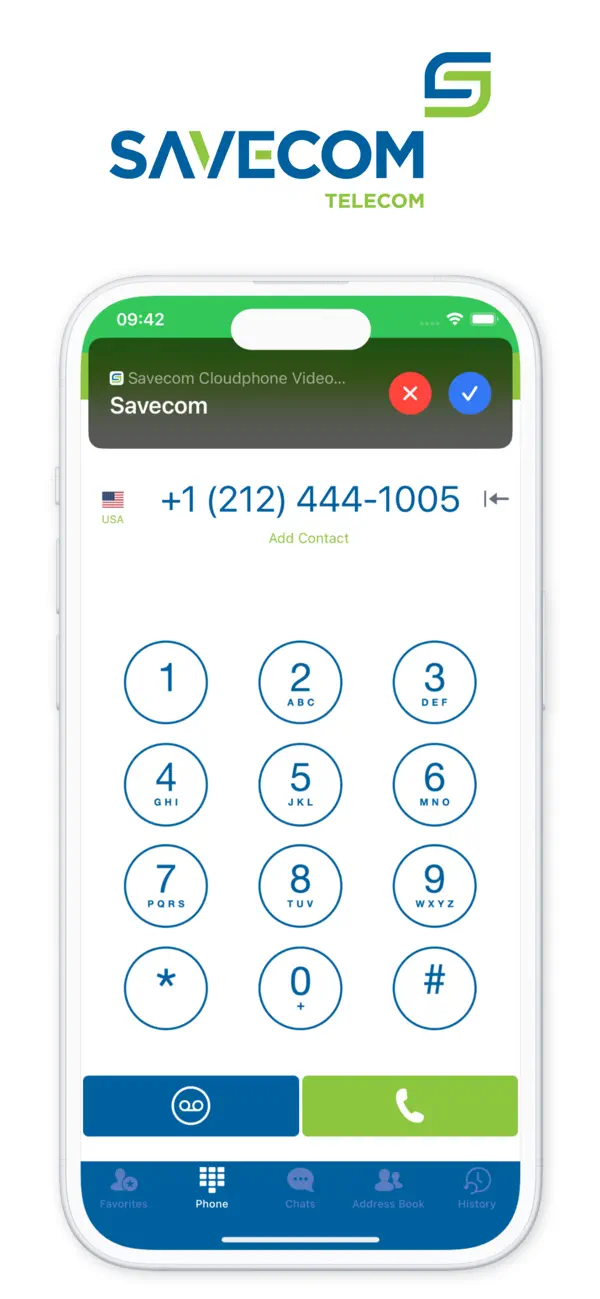 Screenshot #1 pour Savecom Cloudphone