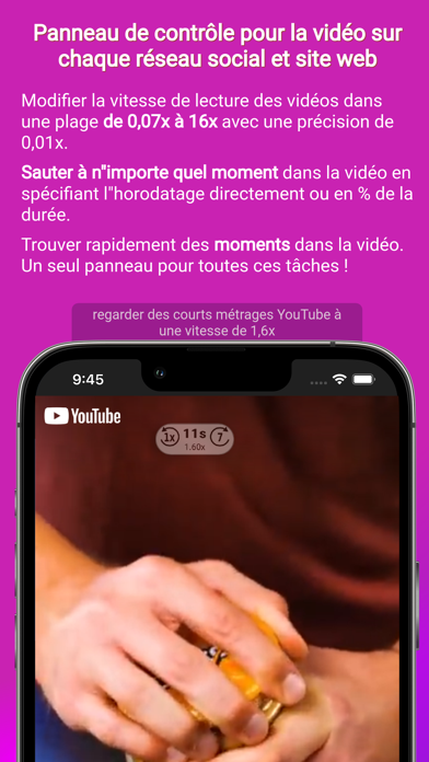 Screenshot #2 pour ClipGlider-video speed control