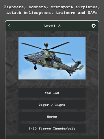 Military Aviation Quiz iPad screenshot