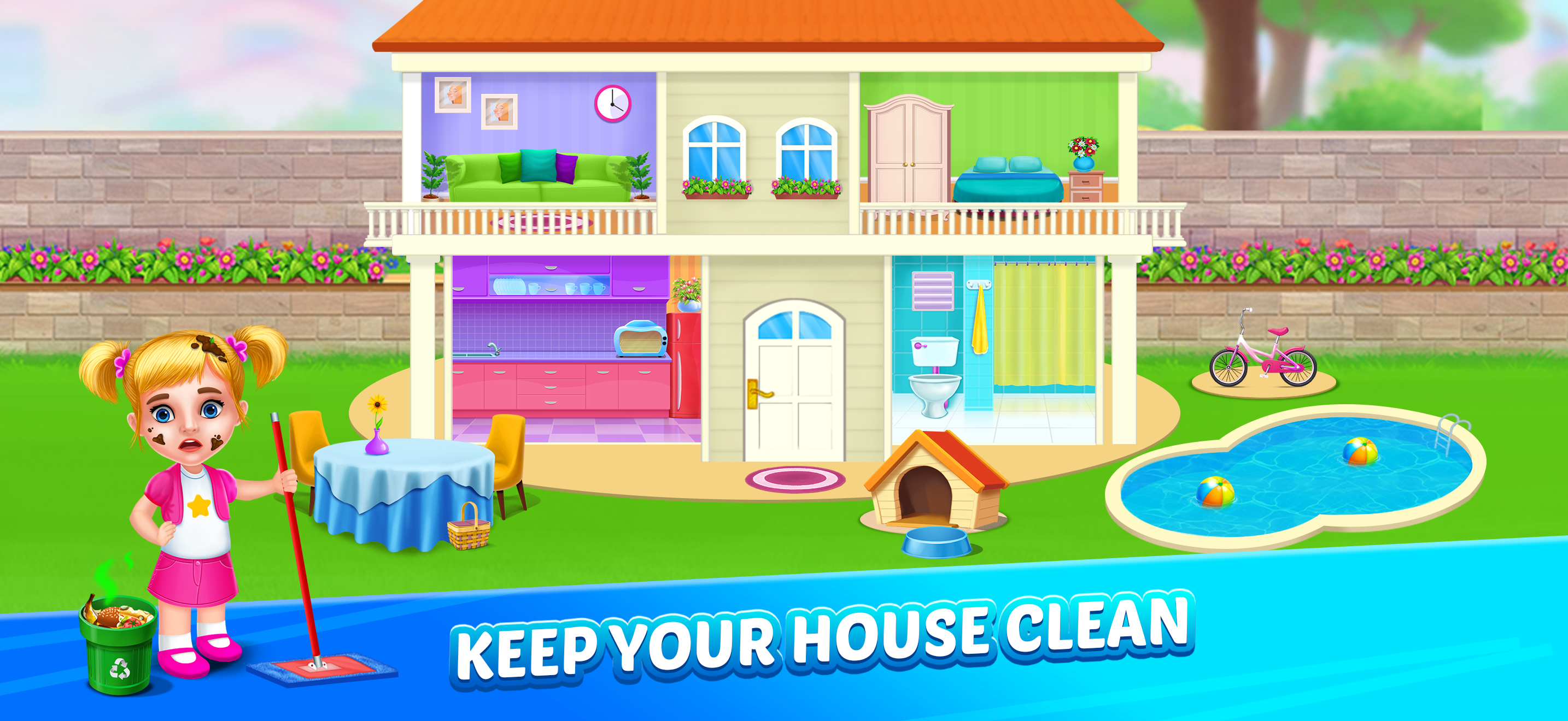 House Cleanup - Cleaning games