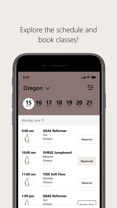 GRAE Studios iPhone screenshot 3 - Health & Fitness app