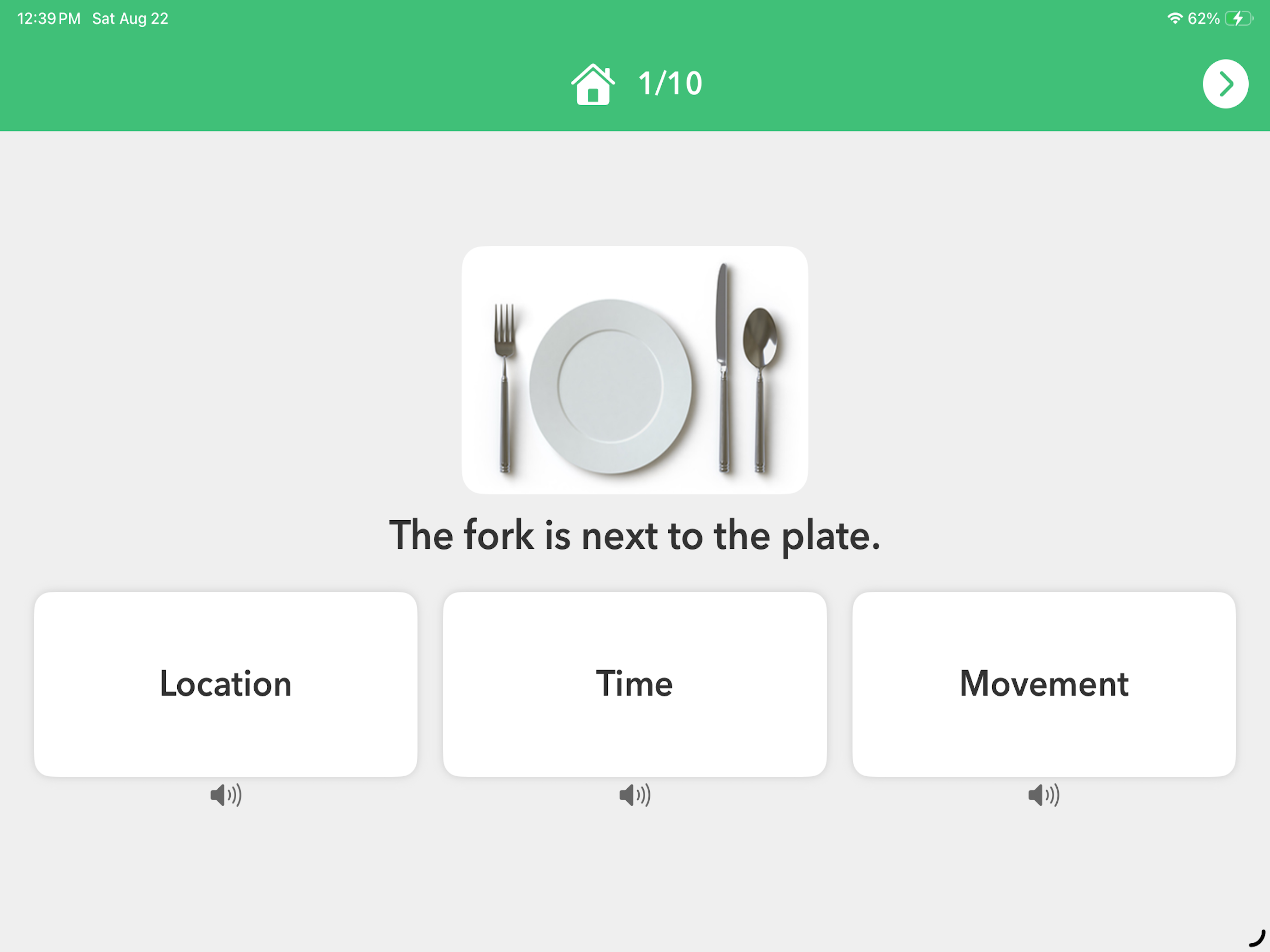 Prepositions by Teach Speech screenshot 4