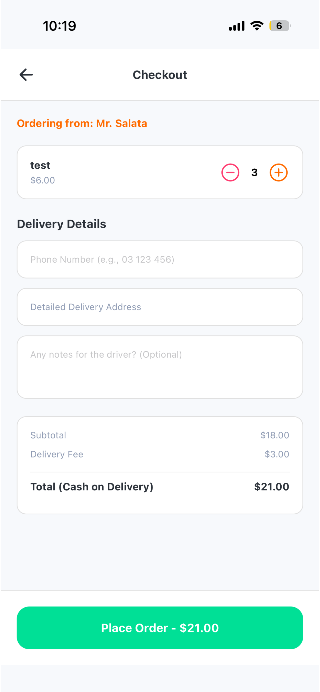 Wasselly Delivery screenshot 4