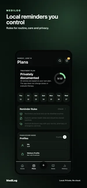 MediLog - care screenshot 2
