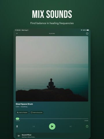 Healing Sounds- Sound Therapy iPad screenshot