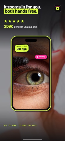 Zoom Makeup: Magnify Mirror Screenshot 1 of 7