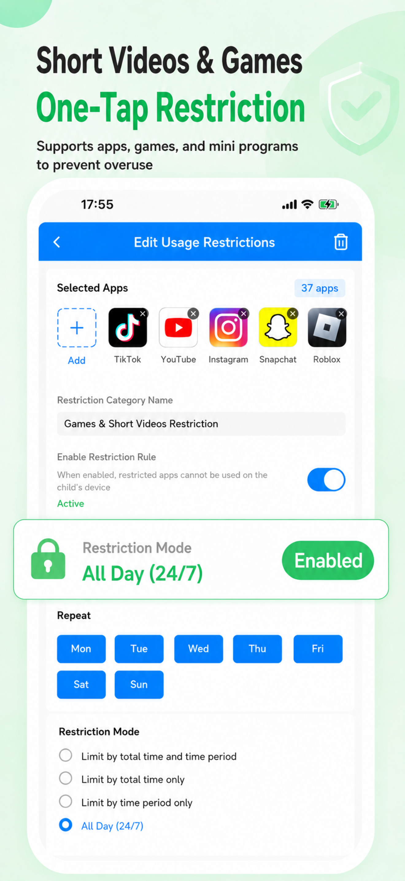 Parental Control App- KidsLink