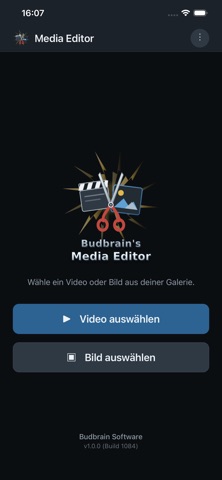 Budbrain's Media Editor Screenshot 1 of 5