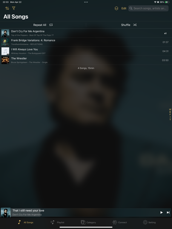 Screenshot #4 pour Ever Play - HiFi Music Player