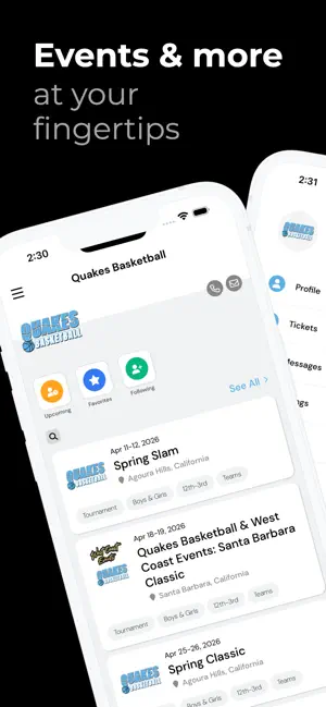 Quakes Basketball screenshot 1