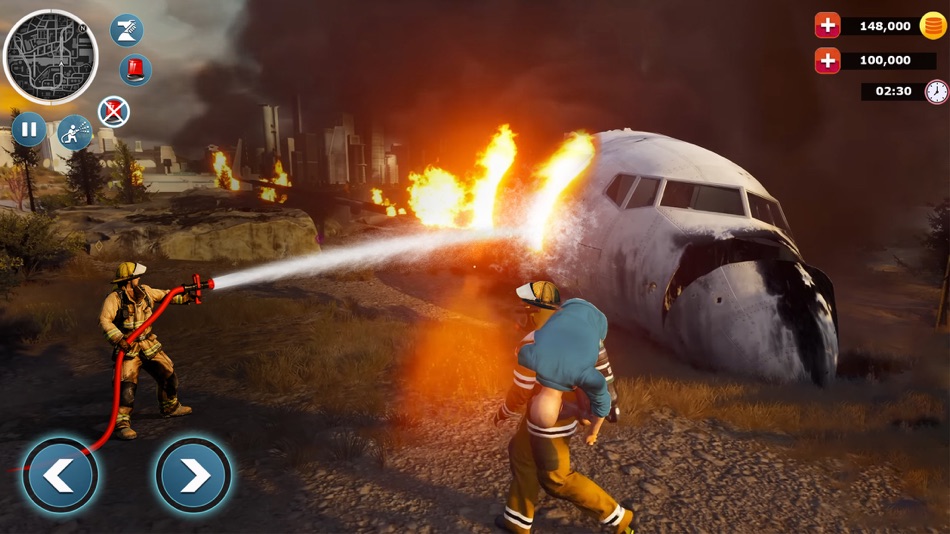 #5. Firefighter Simulation 3D Game (iOS) Bởi: The Tecknis Games